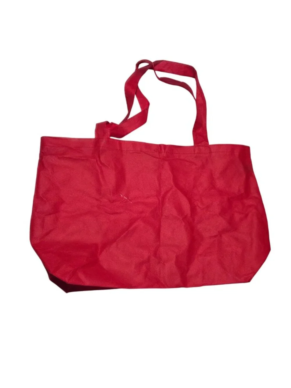 Verizon FiOS Red Tote Bag Non Woven Reusable Handles Shopping Errands Recycle